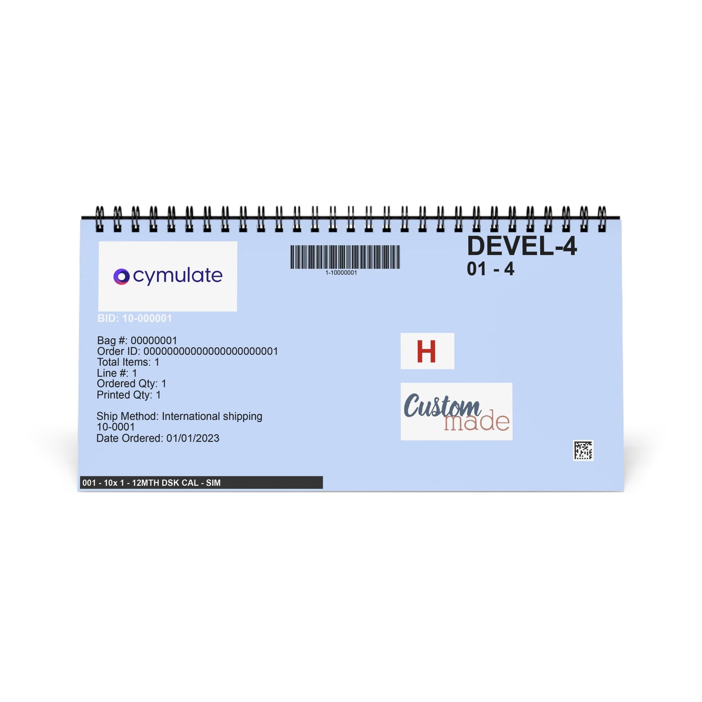 Desktop Calendar (2025 grid) - Israel